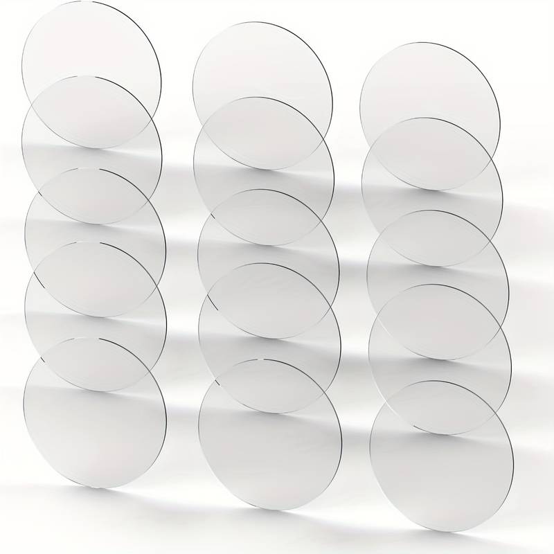 Clear Acrylic Circle Blanks Thick Scratch Free Craft Blanks - Temu
